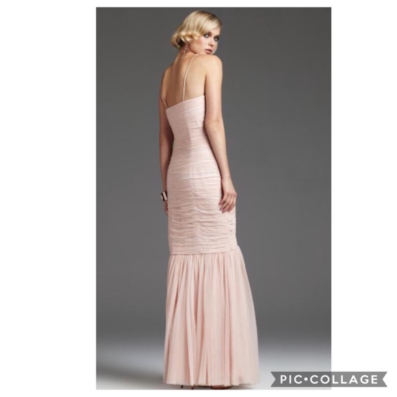 MIGNON strapless or with strap Powder pink long evening gown - Picture 6 of 17